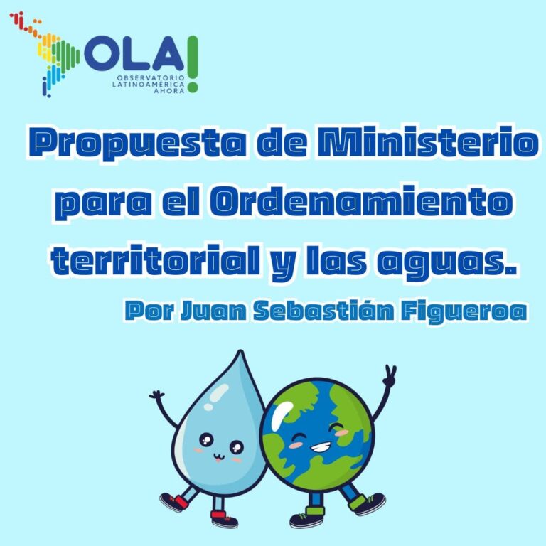 Propuesta de Ministerio para el Ordenamiento territorial y las aguas.
