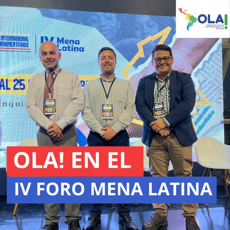 Observatorio Latinoamérica Ahora participa en el IV Foro Parlamentario MenaLatina